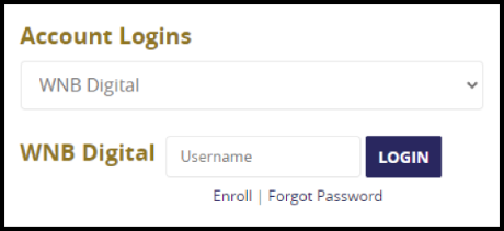 Digital Banking login
